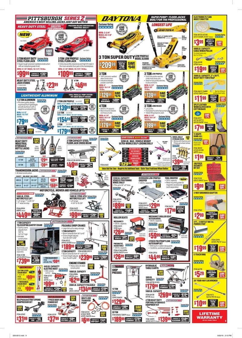Harbor Freight Monthly Ad November, 2019