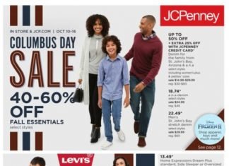 JCPenney Weekly Ad Sale Oct 10 – Oct 16, 2019