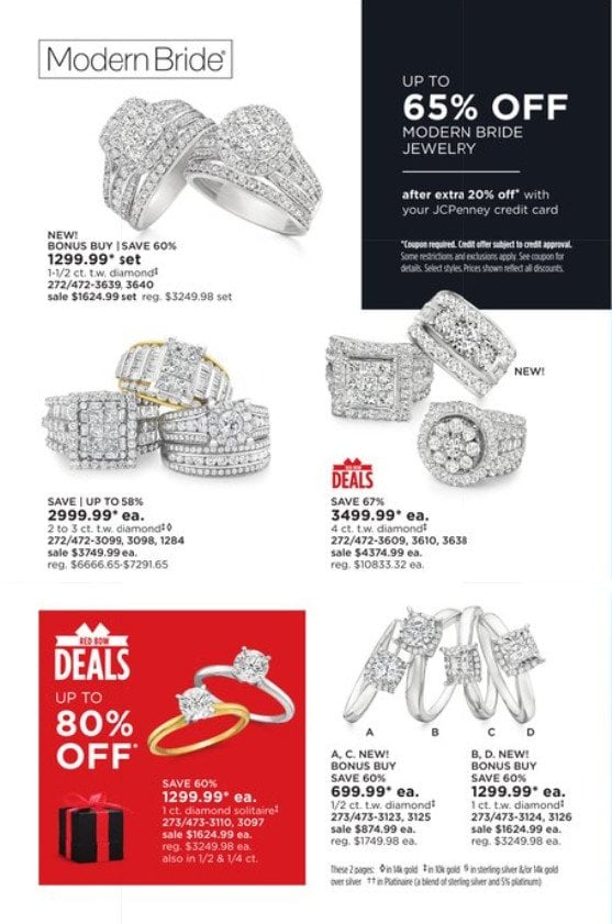 JCPenney Special Ad Sale Oct 10 Oct 27, 2019 Jewelry Sale
