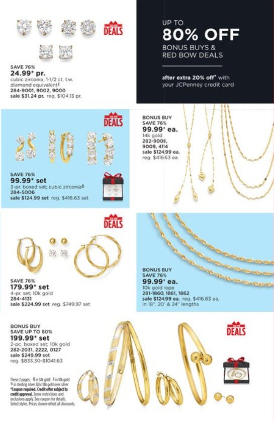 JCPenney Special Ad Sale Oct 10 Oct 27, 2019 Jewelry Sale