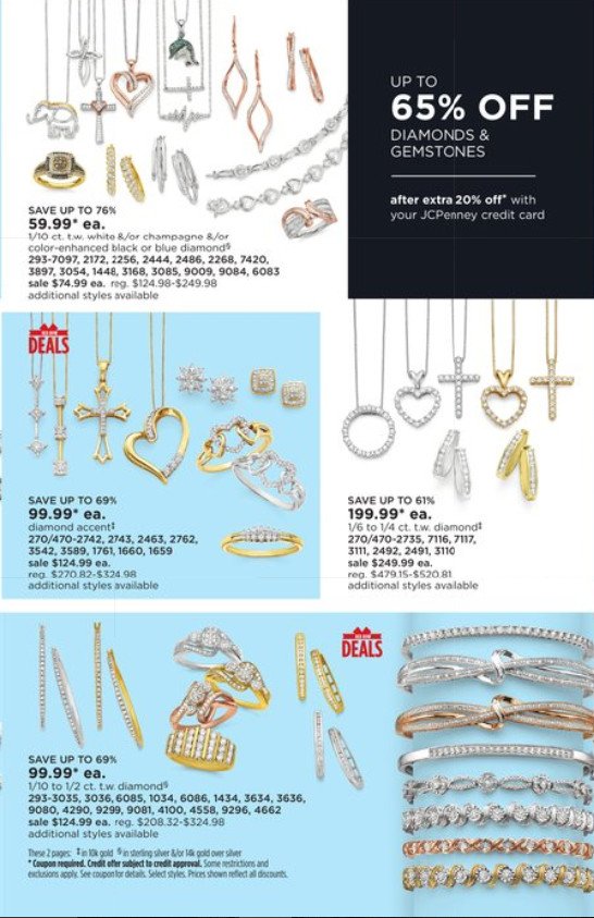 JCPenney Special Ad Sale Oct 10 Oct 27, 2019 Jewelry Sale