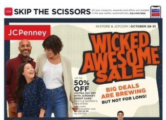 JCPenney Special Ad Sale Oct 28 – Oct 31, 2019