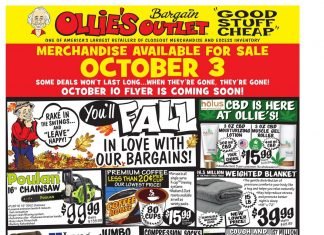 Ollie’s Weekly Ad Oct 3 – Oct 9, 2019