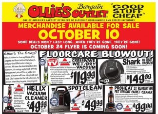 Ollie’s Weekly Ad Oct 10 – Oct 17, 2019