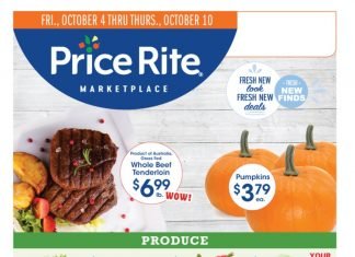Price Rite Weekly Ad Oct 4 – Oct 10, 2019