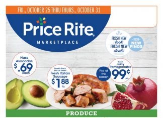 Price Rite Weekly Ad Oct 25 – Oct 31, 2019