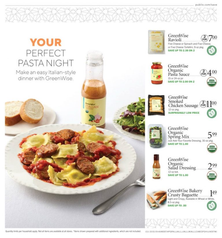 Publix Weekly Ad Oct 30 Nov 5, 2019