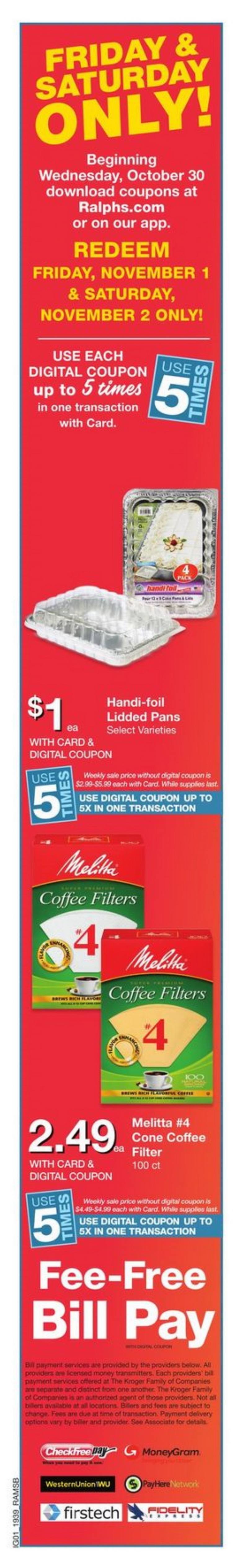 Ralphs Weekly Ad Oct 30 Nov 05, 2019