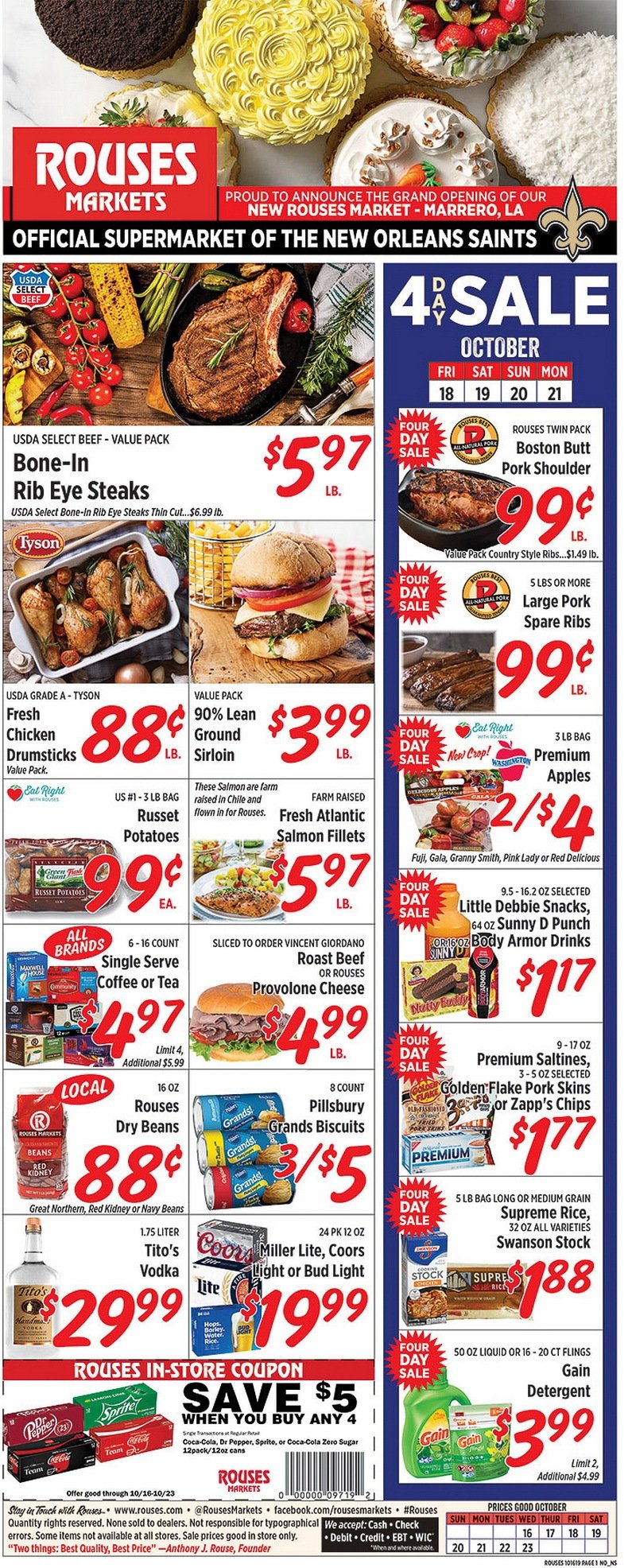 Rouses Weekly Ad Oct 16 Oct 23, 2019