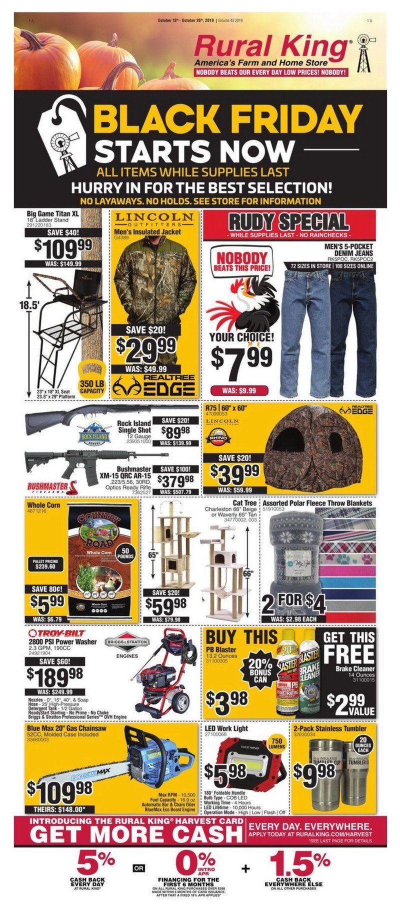 Rural King Weekly Ad Oct 13 Oct 26, 2019