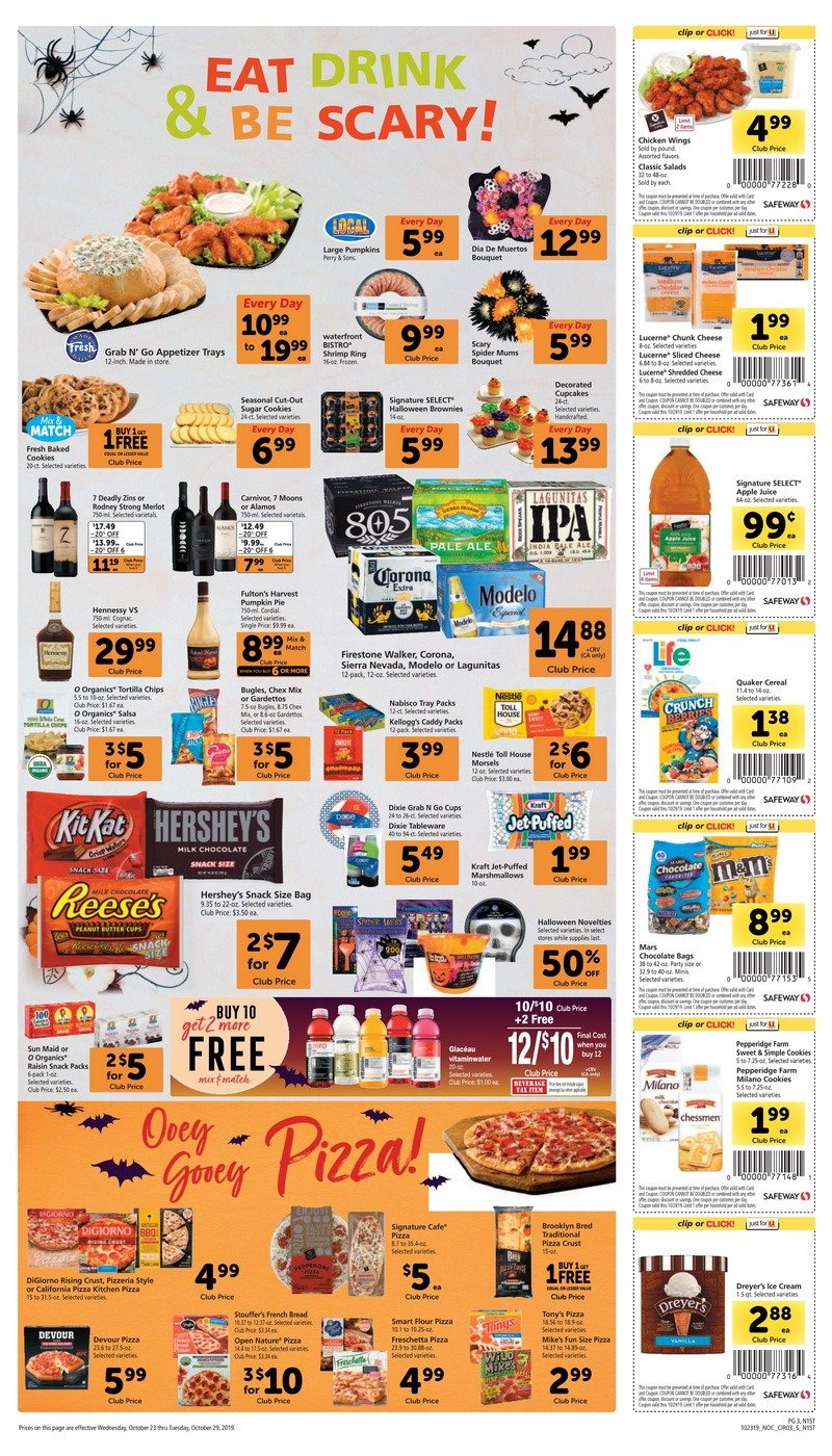 Safeway Weekly Ad Oct 23 Oct 29, 2019