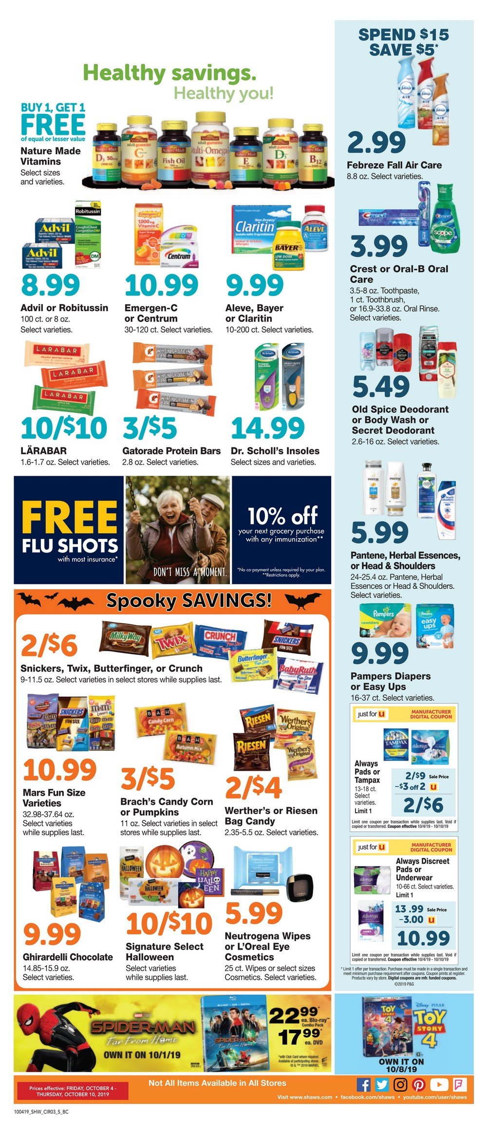 Shaw's Weekly Ad Oct 4 Oct 10, 2019