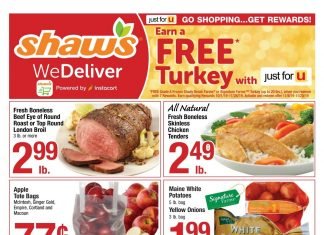 Shaw’s Weekly Ad Oct 18 – Oct 24, 2019
