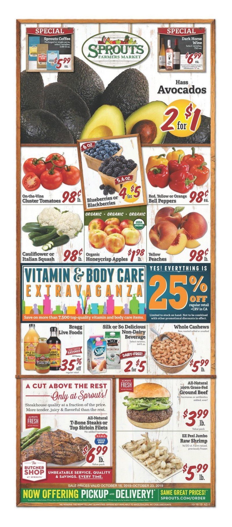 Sprouts Weekly Ad Oct 16 Oct 23, 2019
