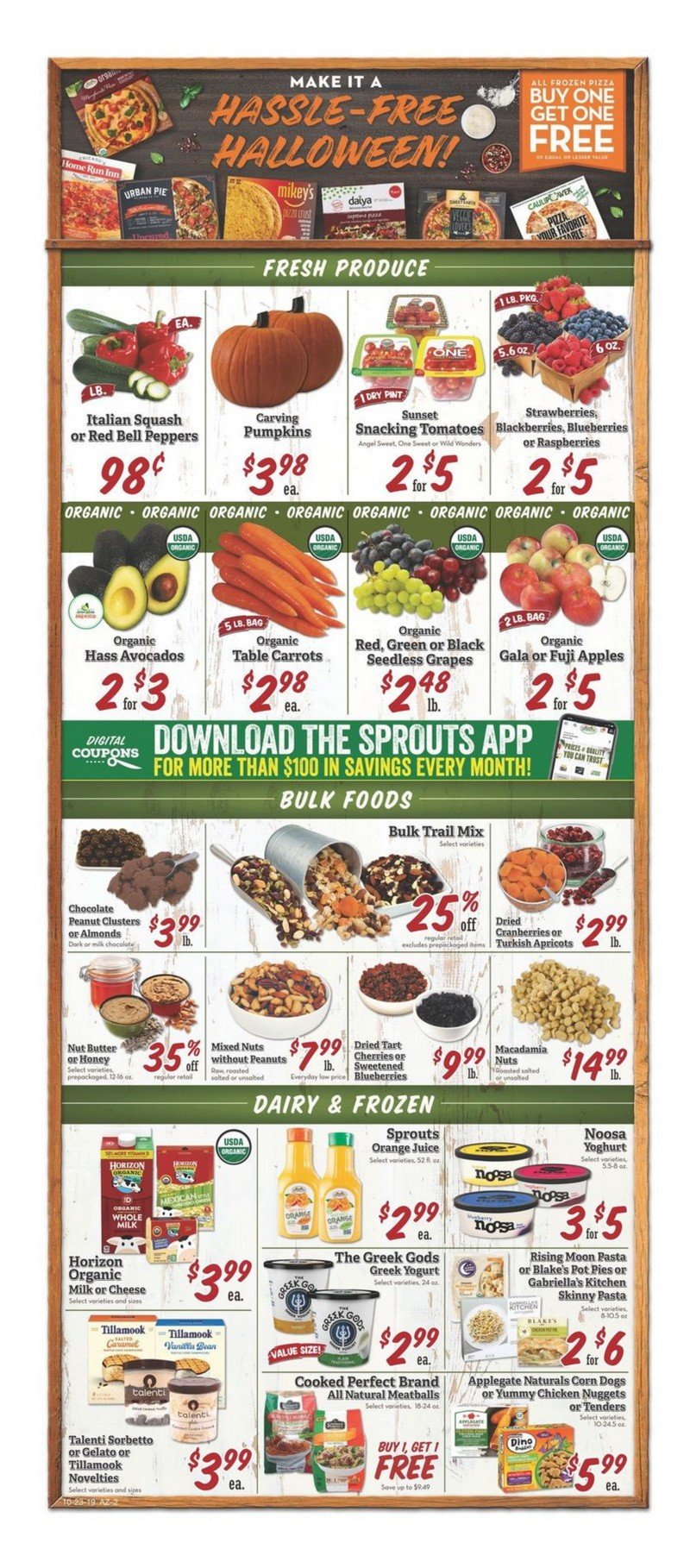 Sprouts Weekly Ad Oct 23 Oct 30, 2019