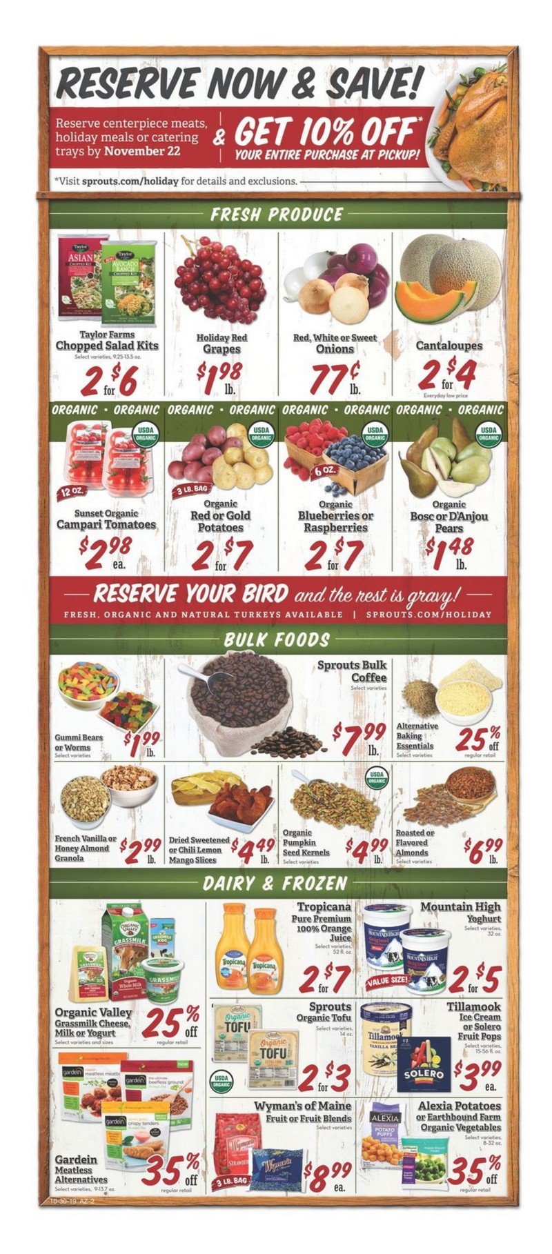 Sprouts Weekly Ad Oct 30 Nov 06, 2019