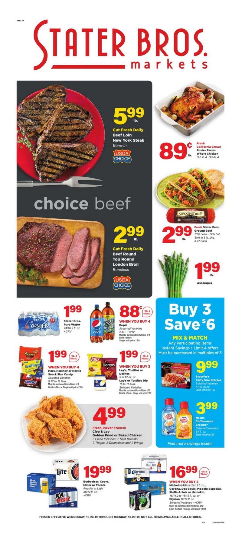 Stater Bros Weekly Ad Oct 23 Oct 29, 2019