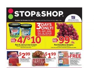 Stop & Shop Weekly Circular Oct 18 – Oct 24, 2019