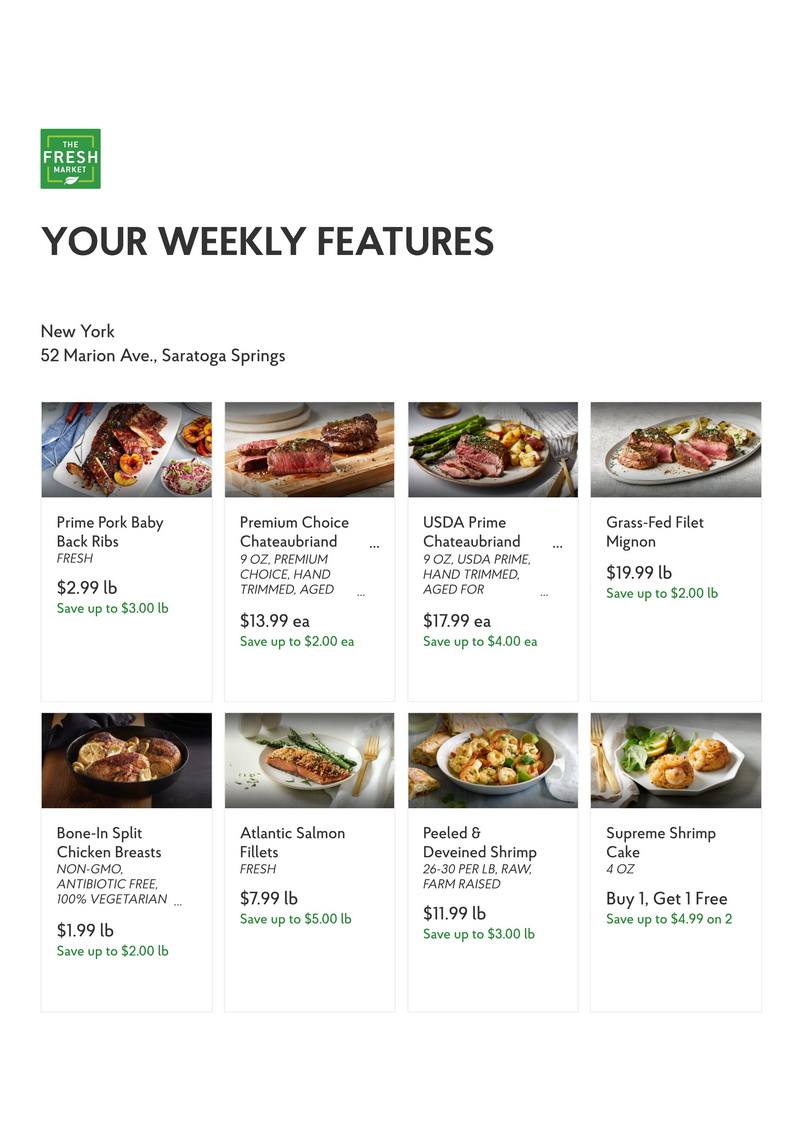 The Fresh Market Weekly Specials Oct 16 Oct 22, 2019