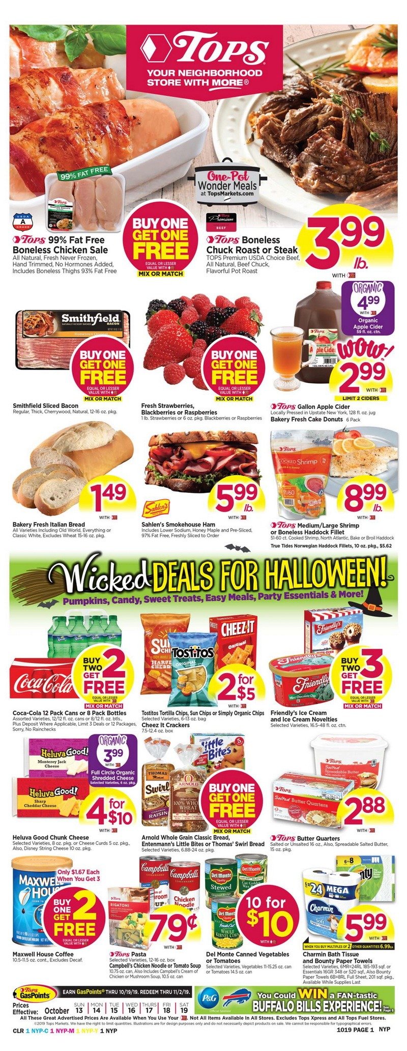 Tops Weekly Circular Oct 13 Oct 19, 2019
