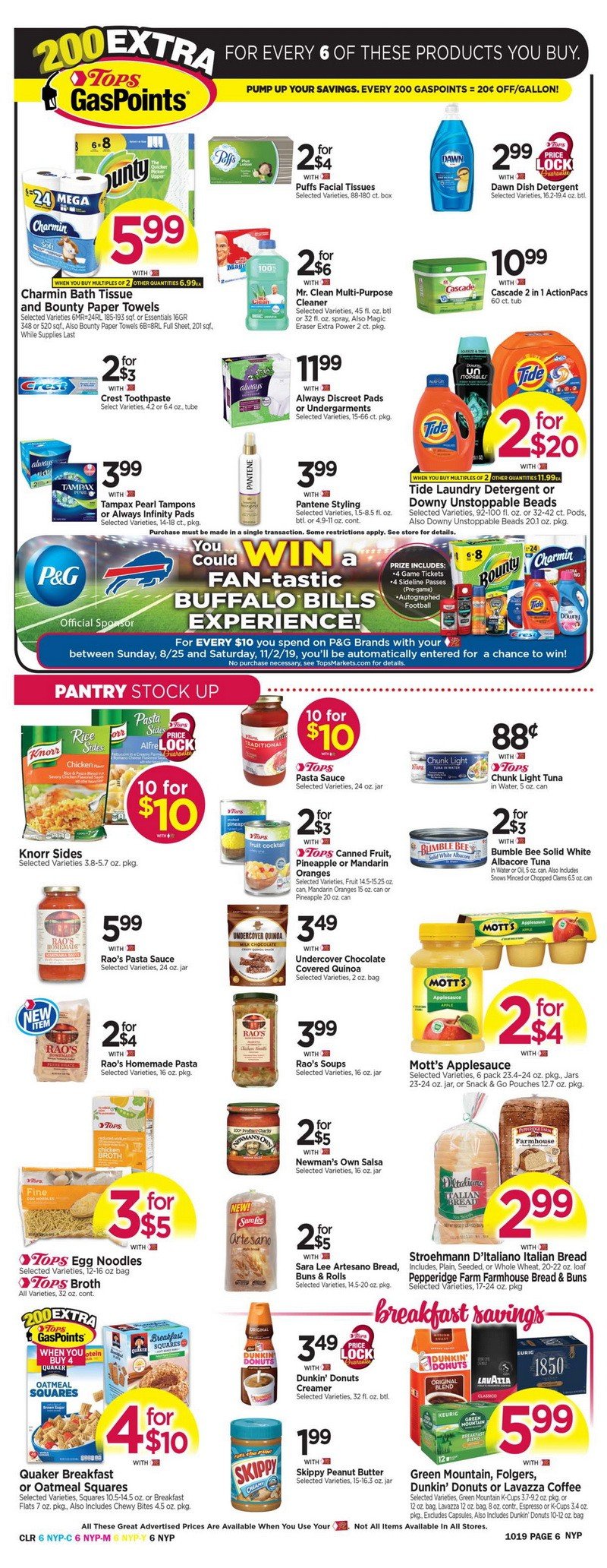 Tops Weekly Circular Oct 13 Oct 19, 2019