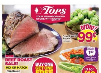 Tops Weekly Circular Oct 20 – Oct 26, 2019