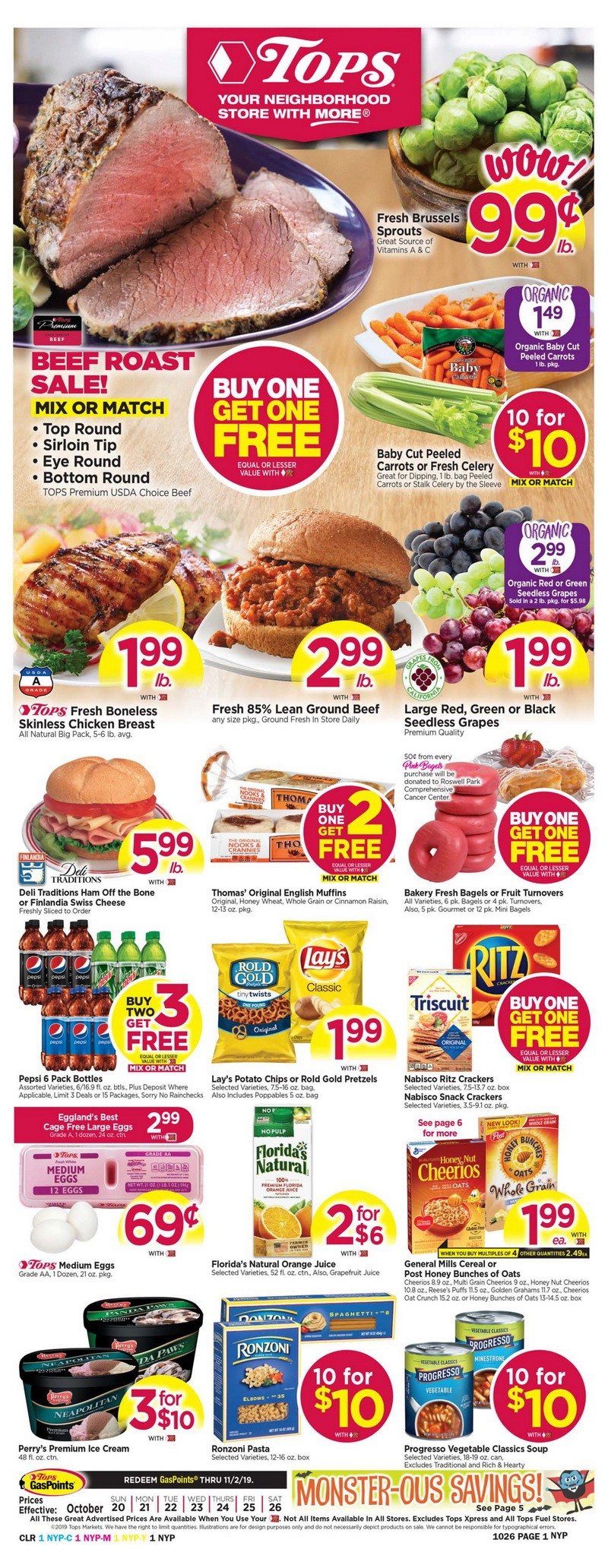 Tops Weekly Circular Oct 20 Oct 26, 2019
