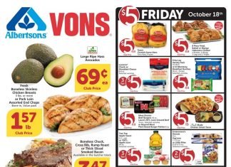 Vons Weekly Ad Oct 16– Oct 22, 2019