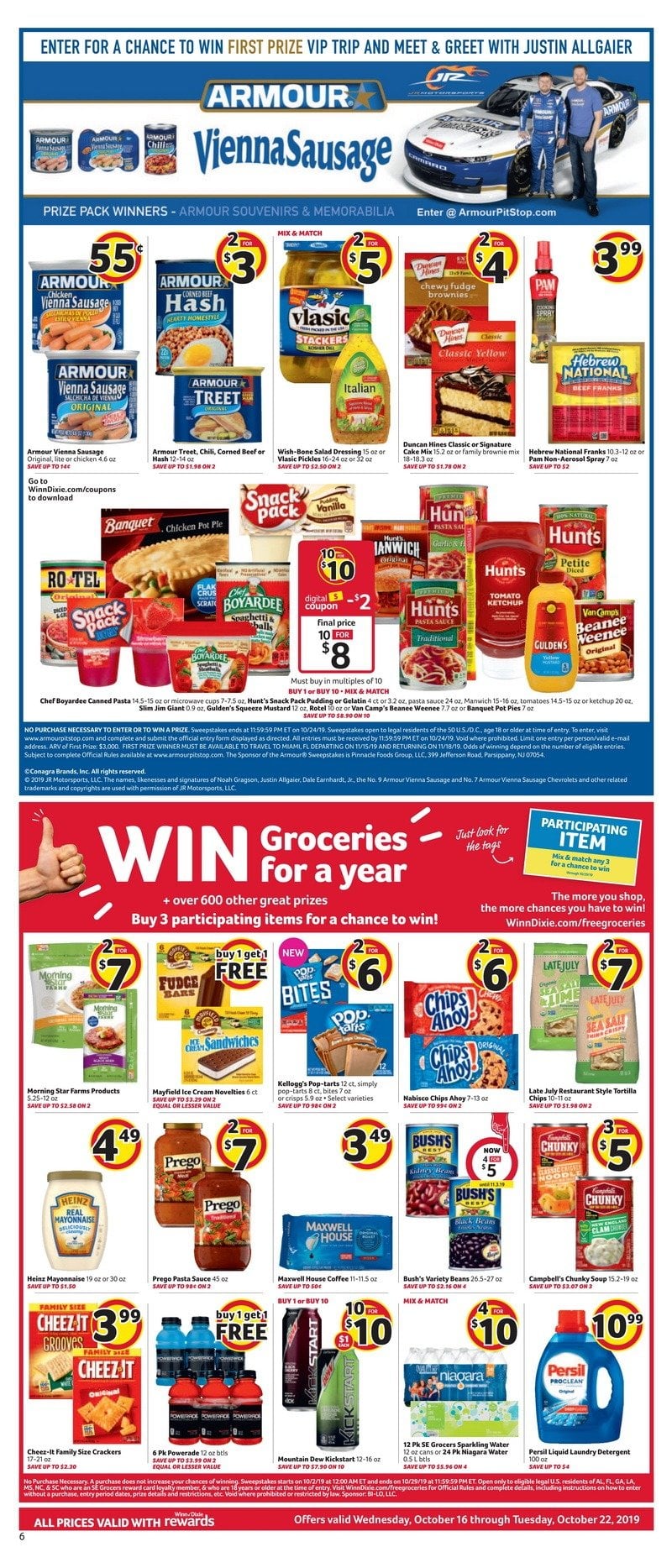 WinnDixie Weekly Ad Oct 16 Oct 22, 2019