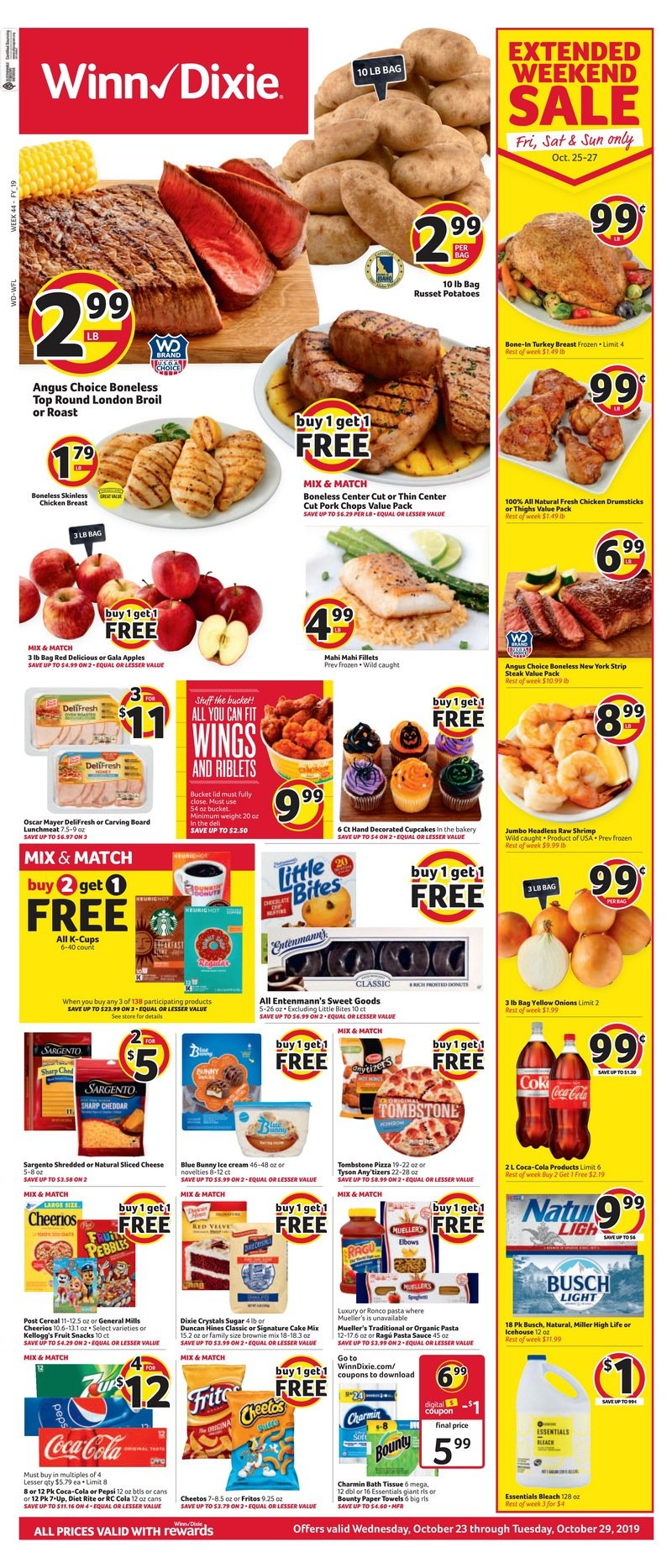 WinnDixie Weekly Ad Oct 23 Oct 29, 2019