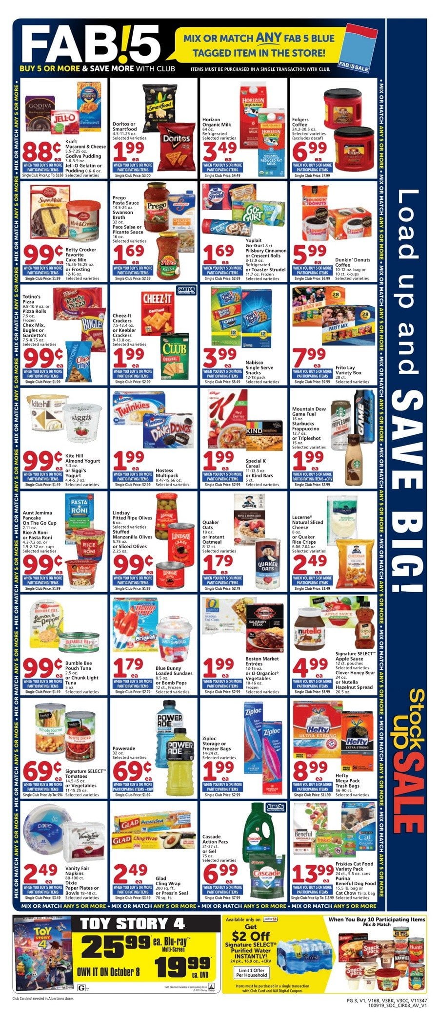 Vons Weekly Ad Oct 9 Oct 15, 2019