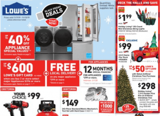 Lowe’s Weekly Ad Nov 7 – Nov 13, 2019