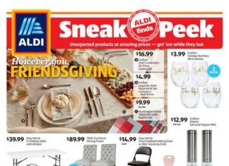 Aldi Weekly Ad Nov 10 – Nov 16, 2019