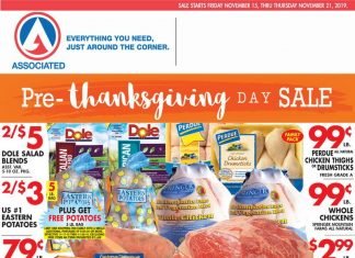 Associated Supermarkets Weekly Ad Nov 15 – Nov 21, 2019