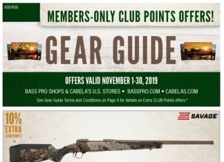 Bass Pro Shops Gear Guide Sale Nov 1 – Nov 30, 2019