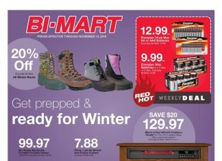 Bi Mart Weekly Ad Nov 7 – Nov 13, 2019