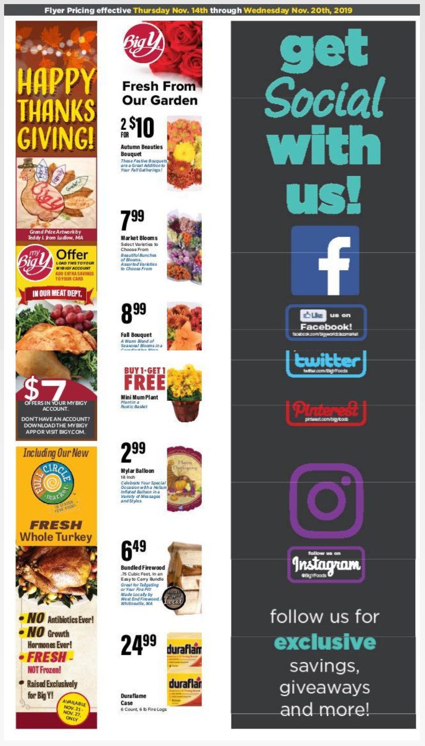 Big Y Weekly Ad Nov 14 Nov 20, 2019