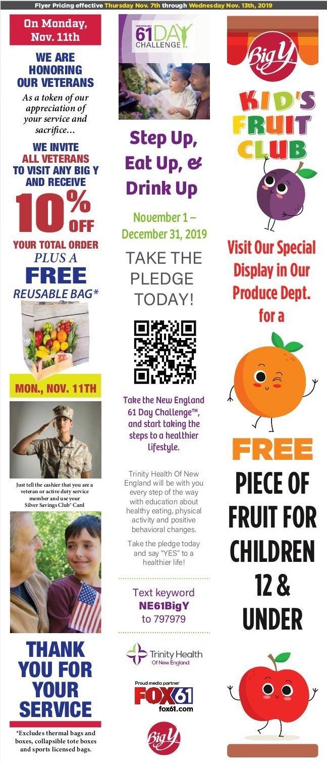 Big Y Weekly Ad Nov 07 Nov 13, 2019
