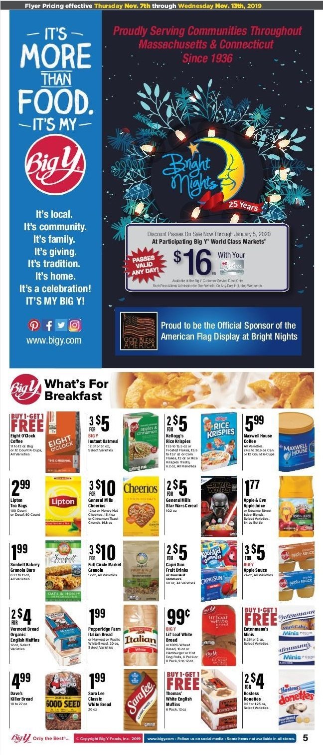 Big Y Weekly Ad Nov 07 Nov 13, 2019