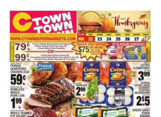 C-Town Weekly Ad Nov 22 – Nov 28 , 2019