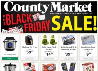 County Market Black Friday Ad Nov 13 – Nov 28, 2019