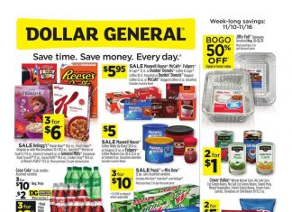 Dollar General Weekly Ad Nov 10 – Nov 16, 2019