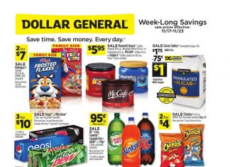 Dollar General Weekly Ad Nov 17 – Nov 23, 2019