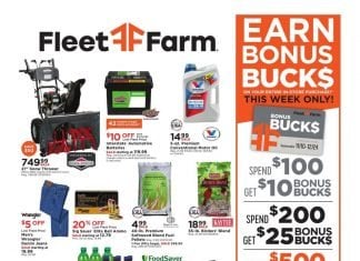 Fleet Farm Weekly Ad Nov 01 – Nov 09, 2019