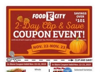 Food City Weekly Ad Nov 20 – Nov 28, 2019