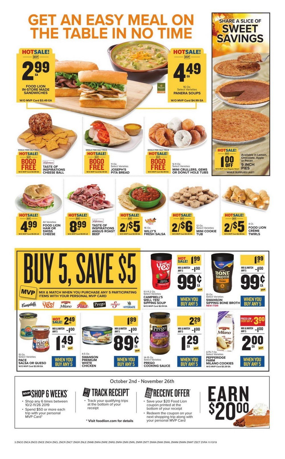 Food Lion Weekly Ad Nov 13 Nov 19, 2019