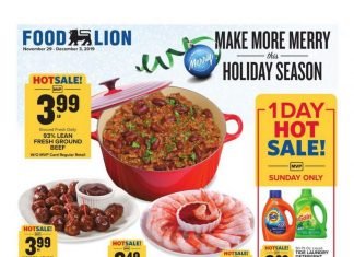 Food Lion Weekly Ad Nov 29 – Dec 03, 2019