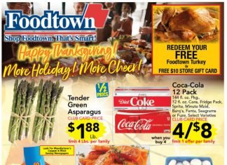 Foodtown Weekly Ad Nov 22 – Nov 28, 2019 Happy Thanksgiving
