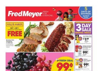 Fred Meyer Weekly Circular Nov 29 – Dec 03, 2019