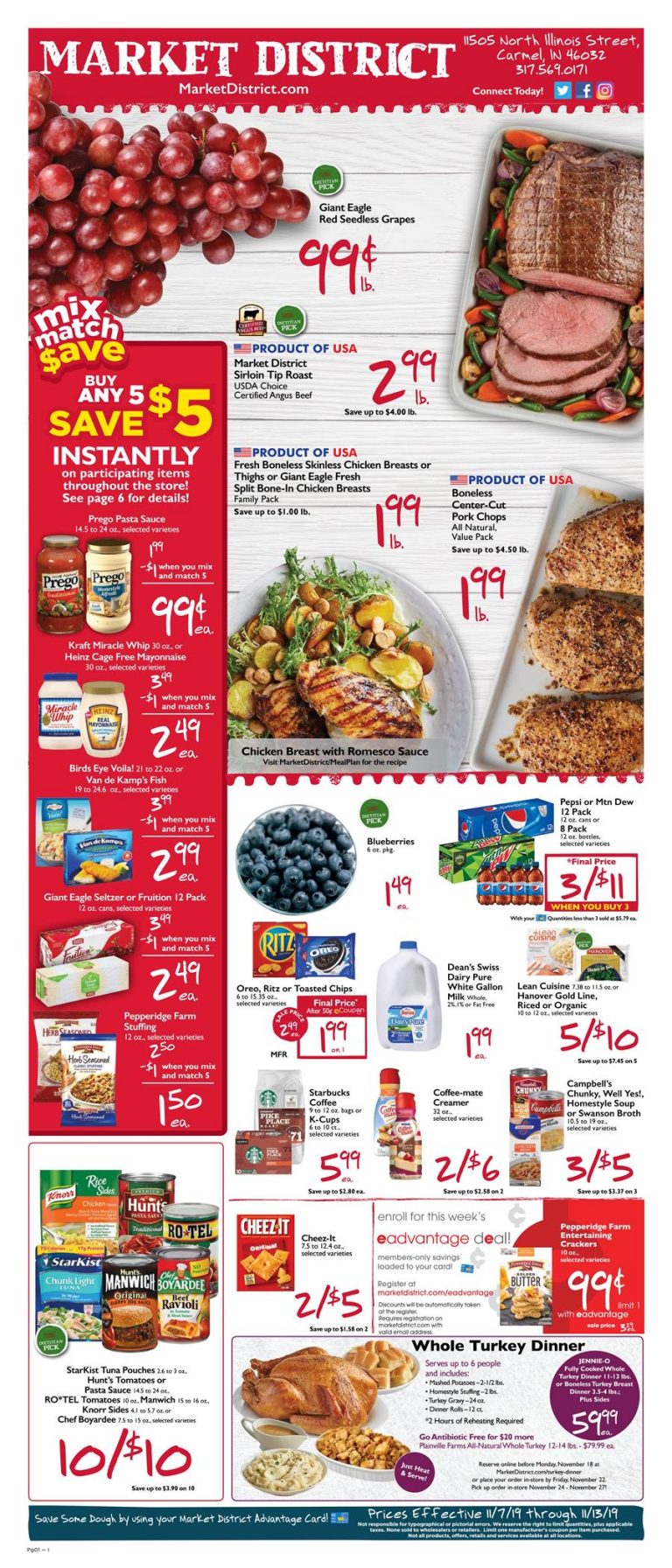 Giant Eagle Weekly Ad Nov 07 Nov 13, 2019
